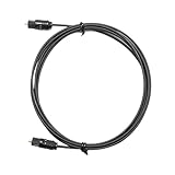 Generisch Glasfaserkabel - Digital Audio Glasfaserkabel | 1,5 m digitales optisches Audiokabel, höchste Treue -Toslink -Kabel, Metal -Audio -Lautsprecherkabel für Heimkino, Soundbar, TV