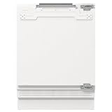 Gorenje RBIU609EA1 Einbau-Tischkühlschrank m. Gefrierfach/88er Nische/Festtürscharnier/EEK: E/121 Liter/Festtürtechnik/SuperCool/Temperaturanzeige/Türanschlag wechselbar/HxBxT:81,8x59,5x54,5cm/Weiß