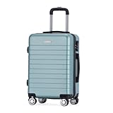 VERTICAL STUDIO 20' Handgepäck Koffer, abschließbarer Hartschalen-Trolley. Reisegepäck, Bordgepäck (H×B×T): 54 cm × 38 cm × 21 cm, für Flugzeugreisen (Sundsvall hellblau)