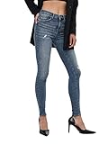 ONLY Damen Onlpower Life Mid Push Sk Dt Rea264 Noos Jeans, Medium Blue Denim, XL / 30L EU