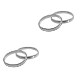 OKUMEYR 4 Stück Manschette Armstrumpfbänder Für Frauen Hemdärmelstrumpfband Herren Formelle Hemdärmel-armband-strumpfbänder Ärmelhalter Mit Strumpfband Für Hemdärmel Silver Legierung