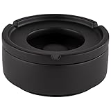 APS 559 Windaschenbecher 'ELEMENT', mit möbelschonender Unterseite, Beton, Schwarz, Ø 10,5 cm