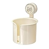 Yiohejy Toilettenpapierhalter für Badezimmer, Saugnapf, Aufbewahrungsbox für Seidenpapier, transparent, für Hotel, Ruheraum, Balkon, Küche, Waschraum