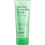 b.tan After-Sun-Gel mit Aloe Vera | Say Aloe To My Little Friend – beruhigendes After-Sun-Gel mit Aloe Vera und Vitamin E, regeneriert, spendet Feuchtigkeit, verhindert das Schälen der Haut, 207 ml