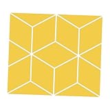 Cabilock Wandaufkleber für den Boden Aufkleber für Wandfliesen Küchenfliesen abziehen und aufkleben reflective sticker tapetenablöser Wandtattoo aus Acryl Wandaufkleber aus Acryl Golden