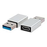 BIGtec USB-C Adapter C Buchse auf A Stecker USB Netzteil Ladeadapter Ladegerät Adapter für Ladekabel kompatibel für iPhone 12 13 14 15 16 Pro Max Samsung Galaxy Tablet