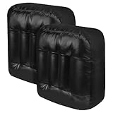 HEYTIMI Leder-Sitzkissen, extra dicker Sitzerhöhung mit atmungsaktiver Bodenschicht, perfekt für Bürostuhl oder Autositz, bietet Unterstützung für ältere Menschen oder Menschen mit eingeschränkter