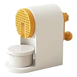 Rasierte Eismaschine, rasierte Eismachermaschine,Snowcone Machine Edelstahl -Stähle Eismacher Crusher - Tragbarer Handkurbel Schneeschalter tragbarer Lebensmittelqualität, Slushies rasieren für Partys