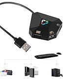 Joso Tastatur- und Mausadapter, USB-Adapter für PS4/PS3/Xbox One/Xbox 360/NS Switch Konsolenkonverter mit Typ-C-Anschluss, Unterstützung für benutzerdefinierte Zuordnung und Reset-Tastenfunktion