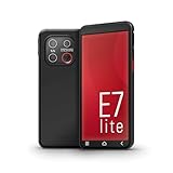 emporiaSMART.7lite Senioren-Smartphone ohne Vertrag, Android 15 Handy mit Notruftaste, 5,45' Touchdisplay, NFC, Fingerabdrucksensor, Hörgerätekompatibel, Großes Display, Einfache Bedienung, Schwarz