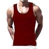 Achselshirt Herren Sommer Festival Laufshirt Bequeme Sportunterhemden Stretch Axelshirt Outdoor Top Ärmellose Tshirt Basic Kleidung Casual T Shirt Muscle Unterziehshirt