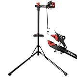 VELOJA® Fahrrad Montageständer Ebike Profi Reparaturständer bis 30 Kg aus Stahl für Fahrräder Mountainbikes E-Bike Fahrradmontageständer 360° drehbar Fahrradständer (Assemblo 2-Bein)