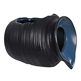 SHINEOFI Keramik Gartenbrunnen Zirkulierender Wasserfall Tontopf für Außenbereich Dekoratives Wasserspiel mit Natürlichem Fluss Nachhaltiges Ökosystem Eleganter Zierbrunnen für Terrasse