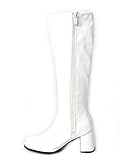 Gizelle Damen Gogo Kniehohe Stiefel, weiß, 40 EU