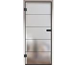 HORI Loft Glastür aus ESG-Sicherheitsglas: Modernes rechteckiges Design Glastür Innentür für Wohnräume als stilvoller Raumteiler oder Raumtrenner – Unsere hochwertige Tür aus satiniertem Milchglas