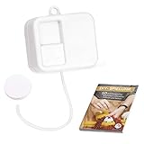 GLÜCKSWOLKE Spieluhr Werk mit E-Book I 15 Melodien zur Auswahl (Dir gehört mein Herz - You'll be in my heart) I Spieluhrwerk zum einnähen I Ersatz Spielwerk waschbar I Musikwerk für Baby Spielzeug