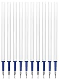 10x Radierbarer Ersatzminen Einziehbarer Blau Spitze 0,5mm,Höhe 11 cm - Kompatibel mit KCasty Einziehbar Radierbarer-Stifte - Radierbare Tintenrolle Thermosensitive Tinte