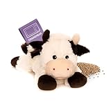 Habibi Plush Wärmekissen/Stofftier f. Kinder und Erwachsene – Wärmekuscheltier zum Erwärmen in der Mikrowelle/Backofen, ideal auch für Babys (Lavendel)