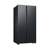 Samsung RS62DG5003B1EF Side-by-Side-Kühlschrank mit Gefrierfach, 178 cm, 628 l, SmartThings AI Energy Mode, Twist Ice Maker, SpaceMax, No Frost+, Premium Black Steel