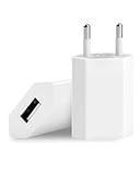 2er Pack Stecker für USB Ladekabel, USB Ladegerät 5W, Slim Ladestecker Netzteil 5V 1A