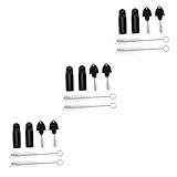 ABOOFAN Bierbürsten-Set, 3 Stück, Deckel für Bierdeckel, Druckreinigungsset für Bierleitungen, Reinigungsbürste, Wasserhahn, Bierleitungsreiniger, Pipeline