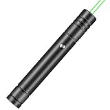 CATCHLUCK Starker Laserpointer 1000m USB Wiederaufladbar für Wandern, Katzen Spielzeug - Taktische Taschenlampe mit 40Min Schnellladung, Outdoor/Camping/Präsentation (Grün)