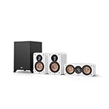 Teufel Ultima 40/20 '2.05.1 Ausbau-Set Surround Regallautsprecher Subwoofer Center Lautsprecher Komponenten für Surround Sound Erlebnis, HiFi-Lautsprecher (Weiß)