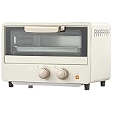 ZIAMOO Mini-Ofen, kompakter Ofen mit Kochfeld und Timer, Home Small 12L Baked Egg Tart Baked Chicken Wings Multifunktionaler Mini-Elektroofen, zum Grillen, Umlufttoaster