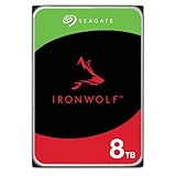 Seagate IronWolf 8TB, NAS Interne Festplatte HDD, 3.5 Zoll, 5400 U/Min, 256 MB Cache, SATA 6 Gb/s, silber, inkl. Data Rescue Service (ST8000VNZ02)
