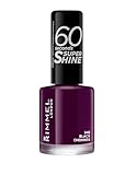 Rimmel 60 Seconds Super Shine 345-Black Cherries, 8 ml