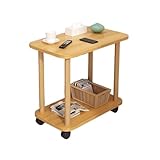 SOBOLON Beistelltisch für Drucker, bewegliches, mehrschichtiges Aufbewahrungsregal, Bürodrucker-Regal, Standregal, PC-Tower-Ständer