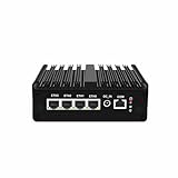 PcZinophyte N100 Firewall Router Upgraded Version Fanless Mini PC 4xi226-V 2.7G Solid Computer Proxmox OPNsense