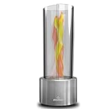 GLANZFEUER® Tischkamin - Premium Bio Ethanol Tischkamin - Tischfeuer Outdoor & Tischfeuer Indoor - Hochwertiger Bioethanol Tischkamin Outdoor für besonderes Ambiente - Tisch Feuer Ethanol Kamin