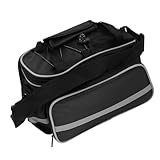 Sosoport Hintere Tasche Torba NA Rower Fahrrad Werkzeugtasche Sitz Gepäckträgertasche Satteltaschen Taschen Gepäckträgertasche Für Fahrräder Rücksitzgriff Fahrradtaschen Für Heckträger