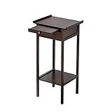 Wutaihill Beistelltisch, moderner Räuchertisch im chinesischen Stil, Buddha-Tisch for Zuhause, buddhistischer Altar, Indoor-Verehrungsstatue for Zuhause(Brown)