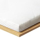 MISSCOZY Matratzen Topper 160x200cm, H5/H6 aus 8cm Höhe stüzender Kaltschaumkern, Öko-TEX® Zertifiziert für Boxspringbett und unbequemem Betten Schlafsofa, Waschbar, Weiß