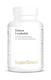 Coleus Forskohlii – Unterstützt Fettverbrennung und Gewichtskontrolle - Steigert den Stoffwechsel - Standardisiert auf 10% Forskolin - Vegan - Glutenfrei - SuperSmart