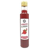 Odenwälder Lebensmittel Fruchtessig Himbeere, milder Fruchtessig aus Himbeere mit nur 3% Säure, Ideal für Salate & Fischgerichte – Made in Germany – 300ml