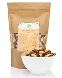 Paranüsse roh und ungesalzen von der Grünen Essenz - naturbelassene Paranusskerne ohne Schale - Brazil Nuts (500 Gramm)