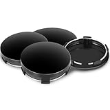 CUEMOON 4 Stück Felgenkappen, Nabendeckel OD 60mm ID 56mm, Radnabenkappen, Universal Auto Tuning Zubehör Für Fahrzeug Auto Radnaben Kunststoff Abdeckungen