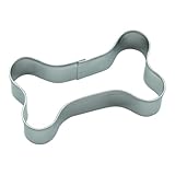 BekkiB - Ausstecher 'Knochen' - ca. 5,7 x 3,2 cm - Spülmaschinengeeignete Hundeknochen-Ausstechform aus Edelstahl - Zum Backen von Plätzchen - 8129