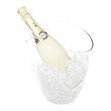 Koala Natur Transparent-Acryl Eimer, St. Crystal, durchsichtig, Einheitsgröße