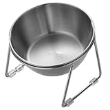 Erhöhte Futterstation Für Haustiere Spritzwassergeschützt Für Bequemen Futternapf Für Hunde Robuster Auslaufsicherer Futternapf