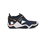 Geox Jungen Jr Wader Sport Sandal, Navy Orangefluo, 33 EU