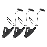 Milisten 3 Stück Gitarren Tonabnehmer Akustischer Pickup mit Klebe Montage Hoher Empfindlichkeit Kompatibel für Ukulele Kalimba und Akustikgitarre