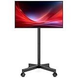 Hemudu TV Ständer Rollbar für 23-60 Zoll LCD/LED Fernseher,Fernsehständer mit Rollen, TV Standfuss bis häl zu 35 kg, TV Ständer Höhenverstellbar max. VESA 400x400 mm