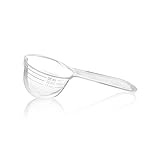 Spinnrad MESSLÖFFEL für Waschmittel, 1 Stück (1er Pack), Transparent, Waschmitteldosierlöffel
