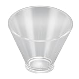 Servierschale, Schräg, Einfach zu Bedienende Salatmischschalen, Große Kapazität, Stabile Acryl für Küche Zum Campen (Mittelgroße 460 ml)