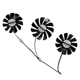 LWDOZMD 3 Teile/Satz FY09015M12LPA, Grafikkartenlüfter, GPU VGA-Kühler, für XFX für RX 5700 XT RX5700XT Grafikkarten Kühlung FDC10U12S9-C(FDC10U12S9-C)
