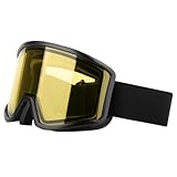 Gissroys Sport-Skibrille für Damen und Herren, beschlagresistent, für Outdoor-Sport, Radfahren, Motorrad, Snowboarden, Snowboard